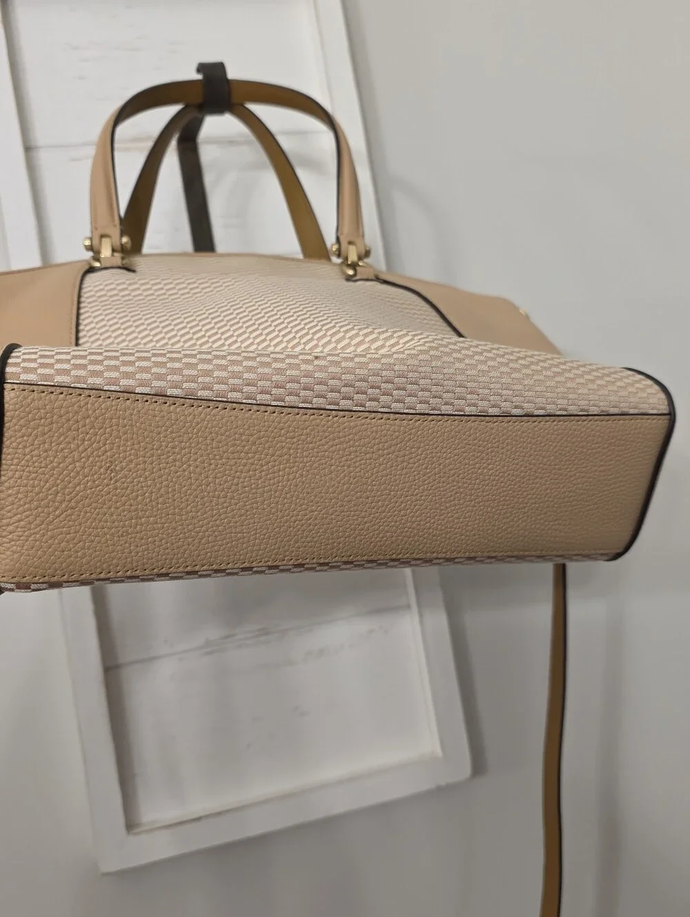 Coach Legacy Jacquard Praire Satchel Beechwood Tan C2081-29848